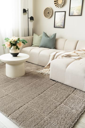 Maskinvevd teppe KM Home Montana Square 240x340 Greige - Greige - Tekstiler - Tepper & Matter - Moderne tepper - Wiltontepper