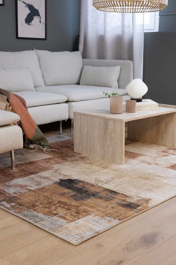 Maskinvevd teppe KM Home Nevada Vintage 160x230 cm Rust - Rust - Tekstiler - Tepper & Matter - Moderne tepper - Wiltontepper