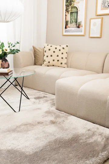 Maskinvevd teppe KM Home Novelle 200x290 Grå - Grå - Tekstiler - Tepper & Matter - Moderne tepper - Ryeteppe