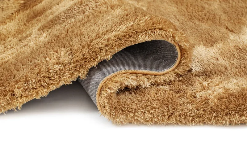 Maskinvevd teppe KM Home Novelle KVADRAT 200x200 Gul - Gul - Tekstiler - Tepper & Matter - Moderne tepper - Ryeteppe