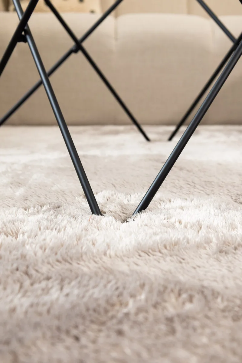 Maskinvevd teppe KM Home Novelle KVADRAT 240x240 Grå - Grå - Tekstiler - Tepper & Matter - Moderne tepper - Ryeteppe