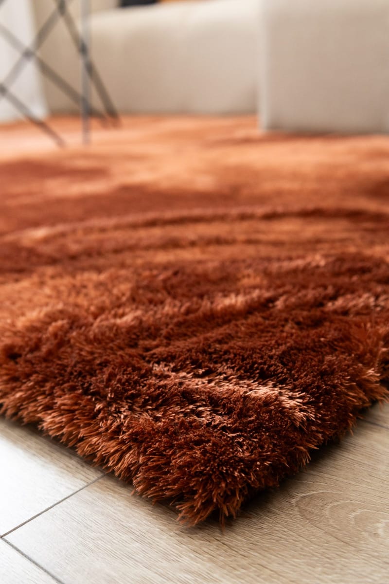 Maskinvevd teppe KM Home Novelle KVADRAT 240x240 Kobber - Kobber - Tekstiler - Tepper & Matter - Moderne tepper - Ryeteppe