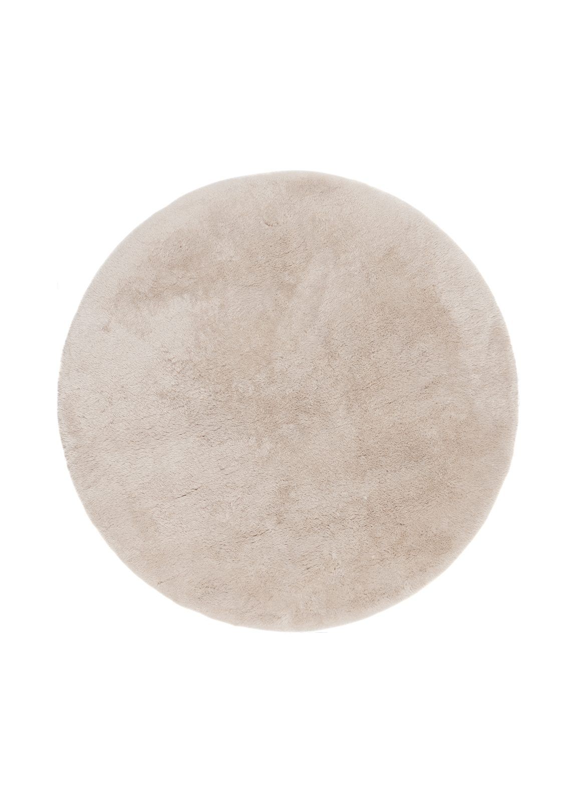 Maskinvevd teppe KM Home Novelle RUNDT 120x120 Creme - Creme
