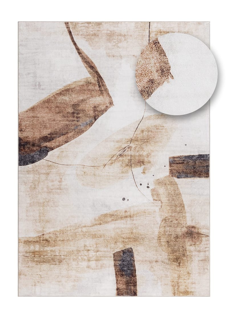 Maskinvevd teppe KM Home Tarfaya 200x290 cm Natur - Natur - Tekstiler - Tepper & Matter - Moderne tepper - Wiltontepper