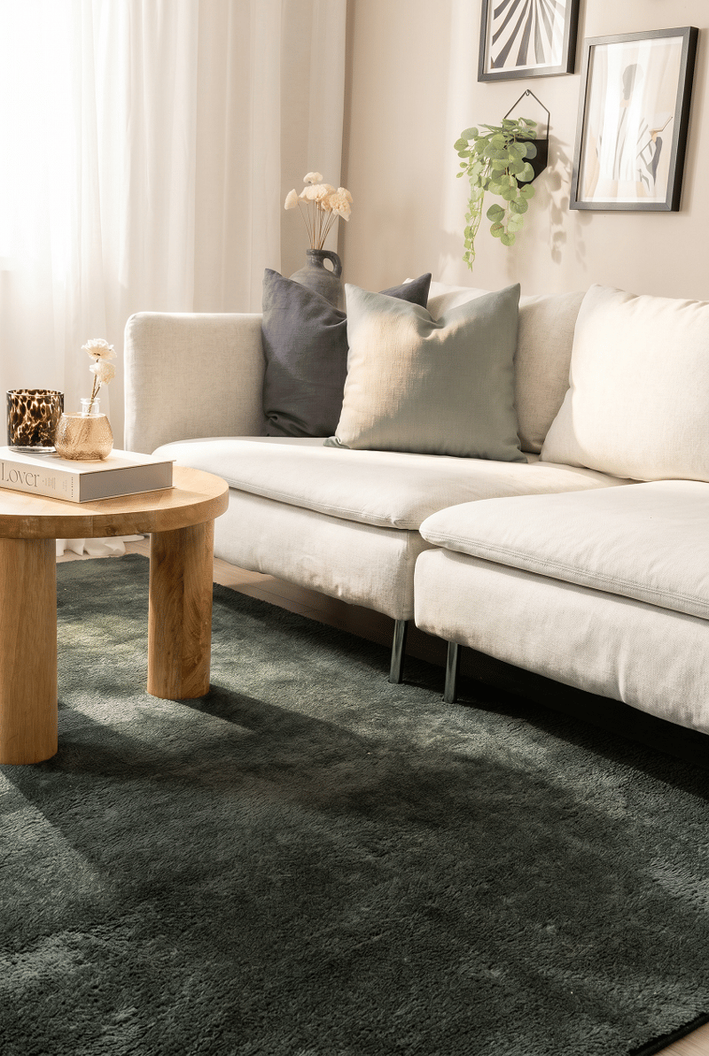 Maskinvevd teppe KM Home Tender 200x290 Smaragdgrønn - Smaragdgrønn - Tekstiler - Tepper & Matter - Moderne tepper - Wiltontepper