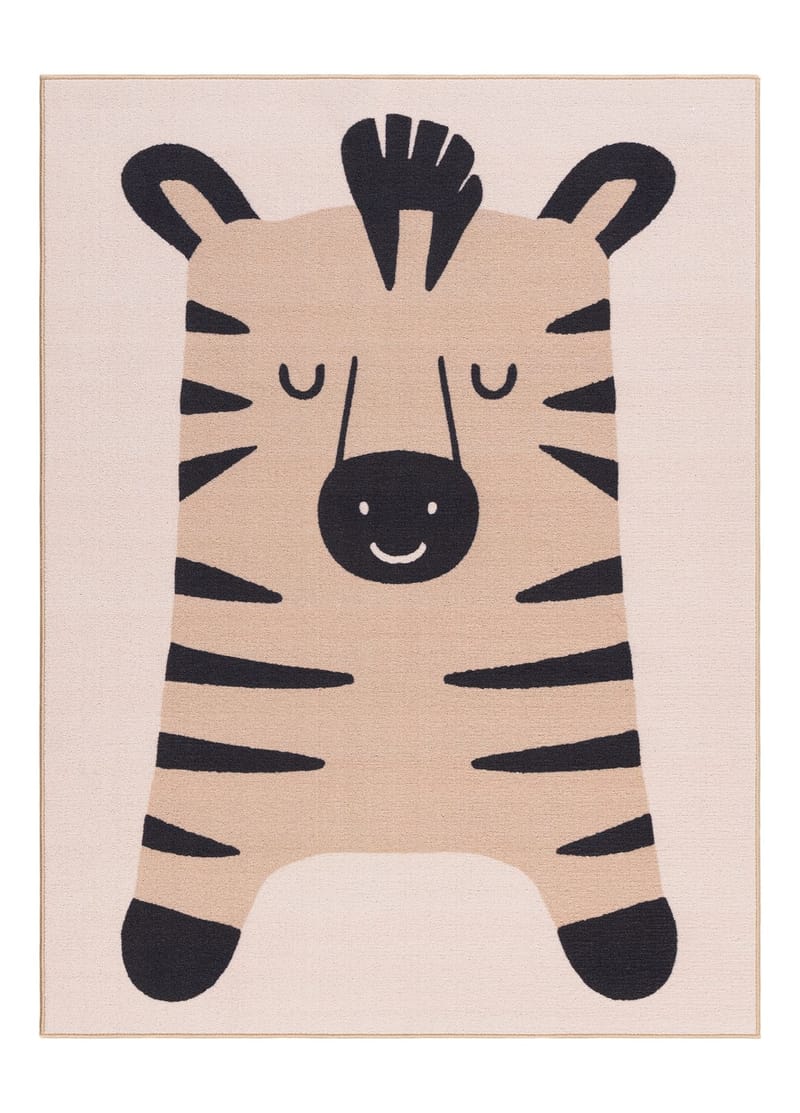 Maskinvevd teppe KM Home Play Zebra 120x160 Lin, Lin