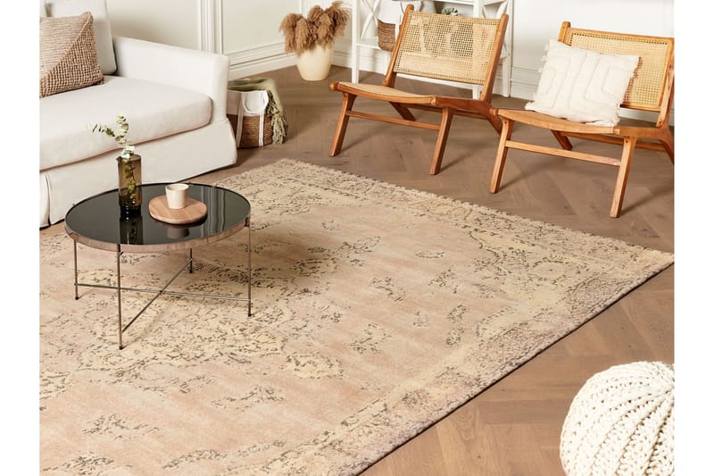 Matarim Ryeteppe 200x300 cm - Beige - Tekstiler - Tepper & Matter - Moderne tepper - Ryeteppe