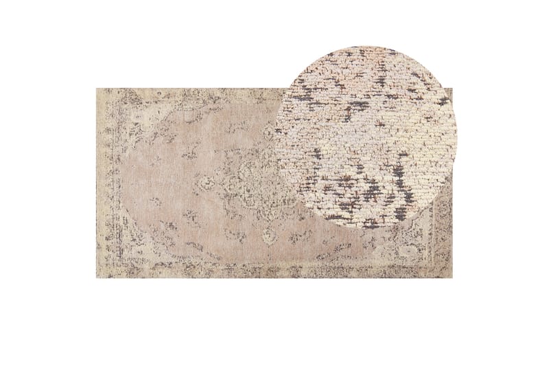 Matarim Ryeteppe 80x150 cm - Beige - Tekstiler - Tepper & Matter - Moderne tepper - Ryeteppe