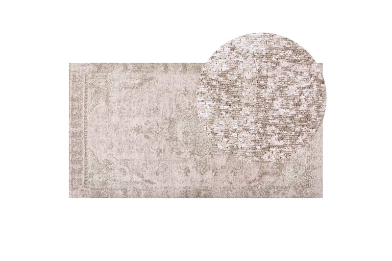 Matarim Ryeteppe 80x150 cm - Rosa - Tekstiler - Tepper & Matter - Moderne tepper - Ryeteppe