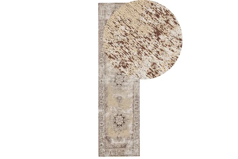 Matte Almus - Beige, brun, 80x300 cm - Tekstiler - Tepper & Matter - Moderne tepper - Gangmatter