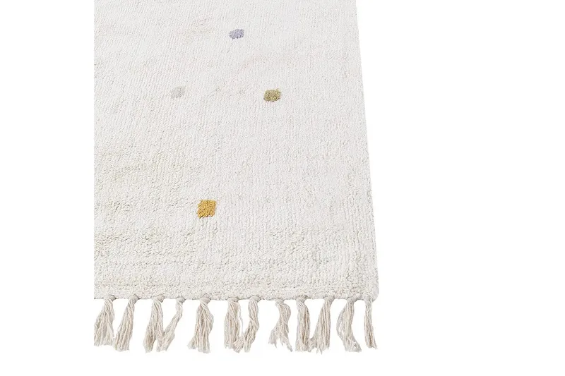 Matte Astaf - Hvit - Tekstiler - Tepper & Matter - Moderne tepper - Bomullstepper