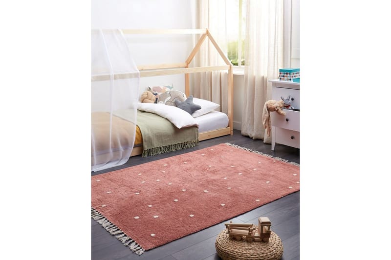 Matte Astaf - Rød - Tekstiler - Tepper & Matter - Moderne tepper - Bomullstepper