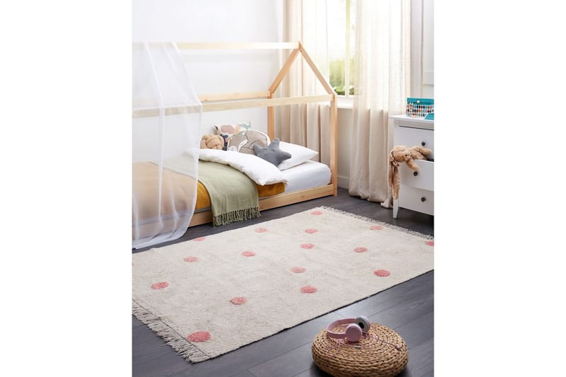 Matte Dardere - Beige, Rosa - Tekstiler - Tepper & Matter - Moderne tepper - Bomullstepper