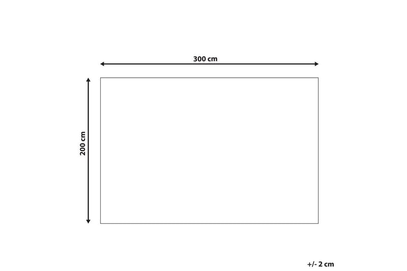 Matte Gesi II - Beige, 200x300 cm - Tekstiler - Tepper & Matter - Moderne tepper - Gangmatter