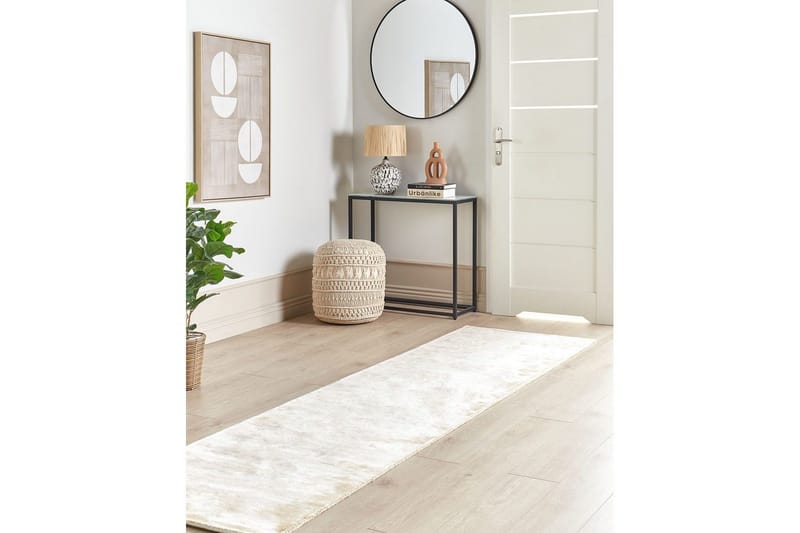 Matte Gesi II - Beige, 80x300 cm - Tekstiler - Tepper & Matter - Moderne tepper - Viskosematter