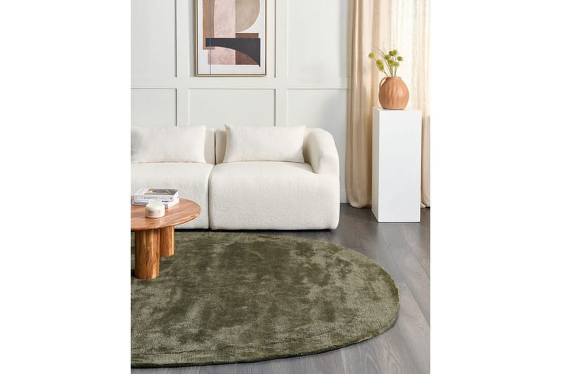 Matte Mitha - Grønn - Tekstiler - Tepper & Matter - Moderne tepper - Viskosematter