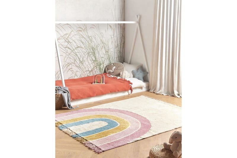 Matte Tatarli - Beige, flerfarget - Tekstiler - Tepper & Matter - Moderne tepper - Bomullstepper