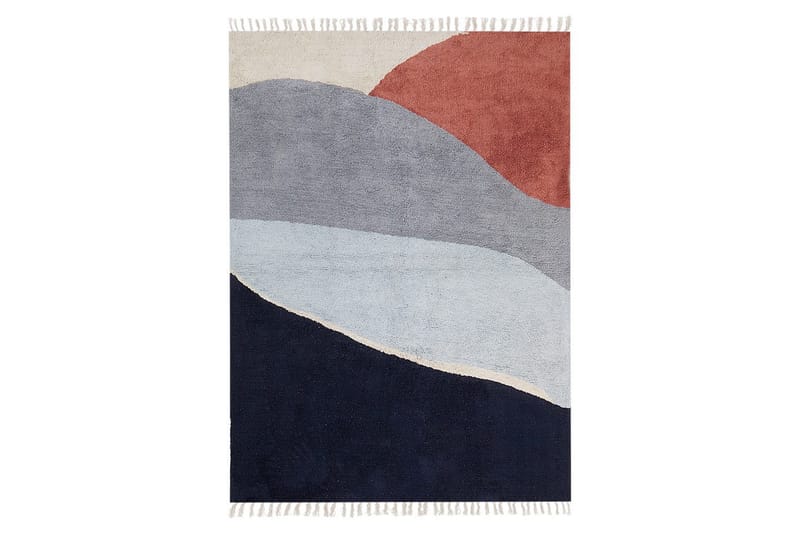 Matte Xinali - Blå, rød, beige, grå - Tekstiler - Tepper & Matter - Moderne tepper - Bomullstepper