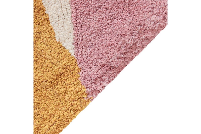 Matte Xinali - Rosa, gul, rød, beige - Tekstiler - Tepper & Matter - Moderne tepper - Bomullstepper