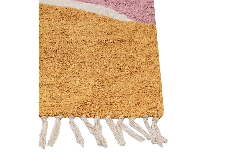 Matte Xinali - Rosa, gul, rød, beige - Tekstiler - Tepper & Matter - Moderne tepper - Bomullstepper