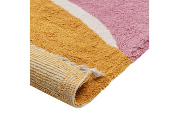 Matte Xinali - Rosa, gul, rød, beige - Tekstiler - Tepper & Matter - Moderne tepper - Bomullstepper