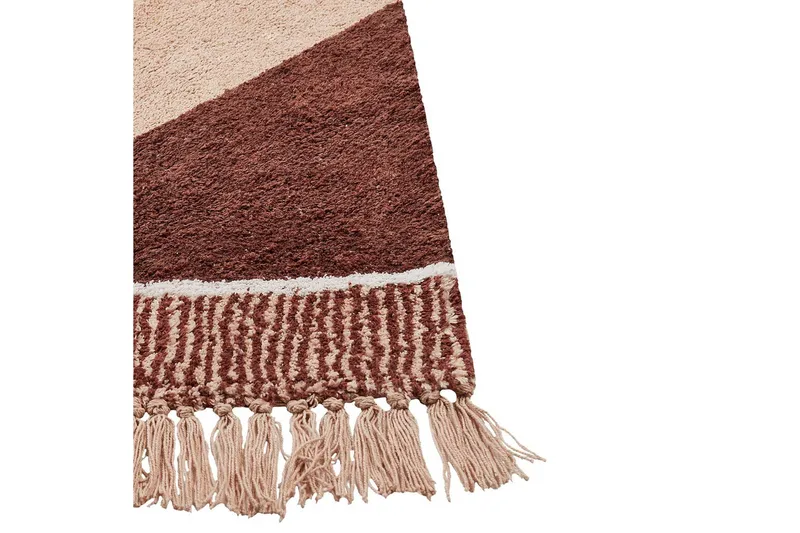 Matte Xuluf - Brun, Beige - Tekstiler - Tepper & Matter - Moderne tepper - Bomullstepper