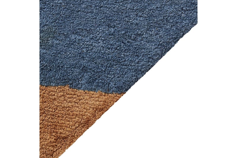 Matte Xuluf - Brun, Blå - Tekstiler - Tepper & Matter - Moderne tepper - Bomullstepper