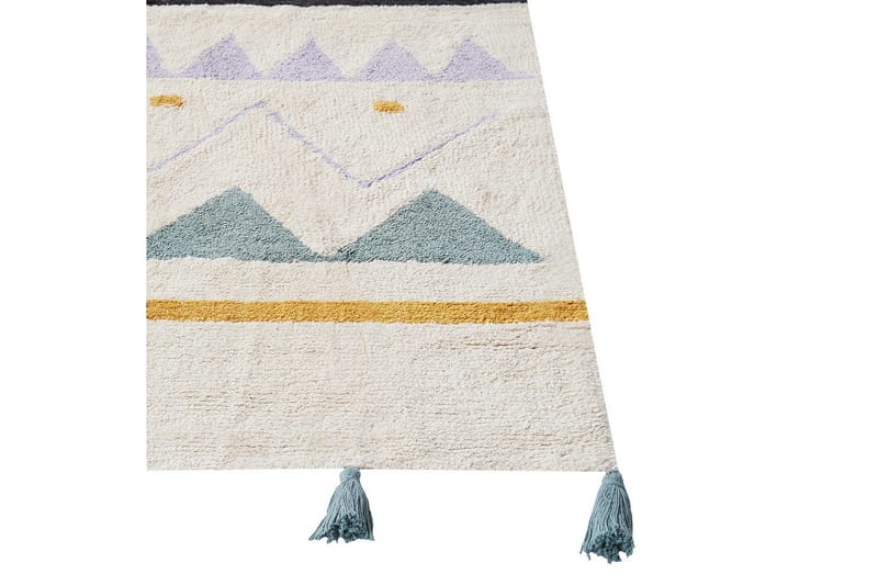 Matte Zaysan - Beige, grønn, lilla, gul, svart - Tekstiler - Tepper & Matter - Moderne tepper - Bomullstepper