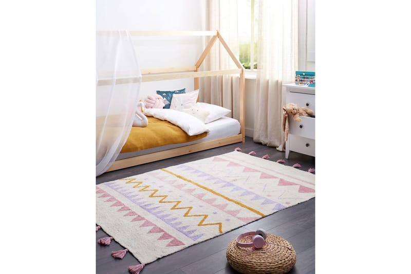 Matte Zaysan - Beige, rosa, lilla, gul - Tekstiler - Tepper & Matter - Moderne tepper - Bomullstepper