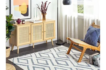 Menderes Ryeteppe 160x230 cm - Beige - Tekstiler - Tepper & Matter - Moderne tepper - Bomullstepper
