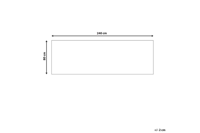 Midalam Ryeteppe 80x240 cm - Blå - Tekstiler - Tepper & Matter - Moderne tepper - Ryeteppe