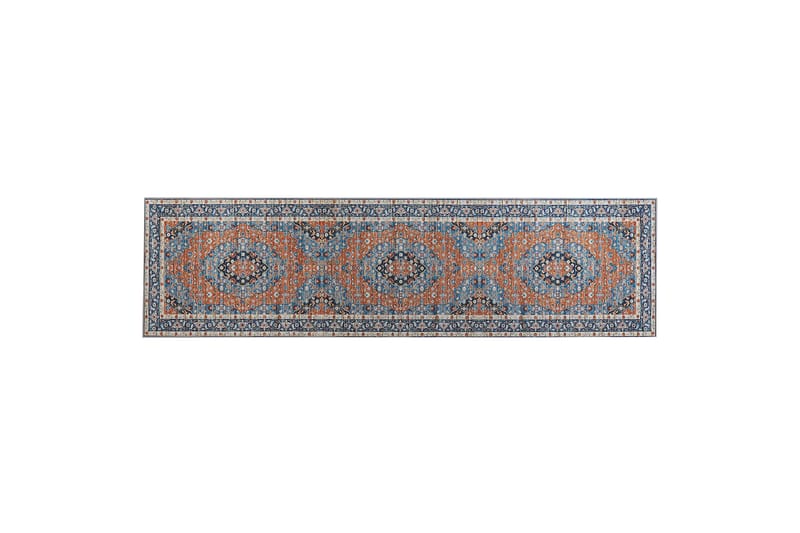 Midalam Ryeteppe 80x300 cm - Blå - Tekstiler - Tepper & Matter - Moderne tepper - Ryeteppe