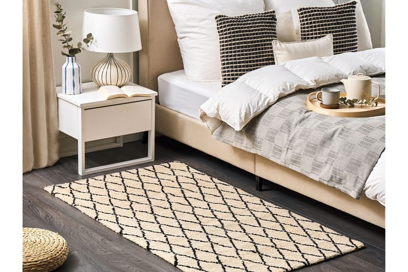 Midyat Ryeteppe 80x150 cm - Beige - Tekstiler - Tepper & Matter - Moderne tepper - Ryeteppe