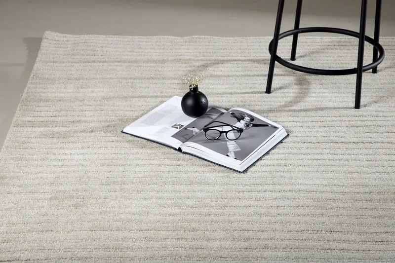 Milton Ullteppe 160x230 cm, Lys grå