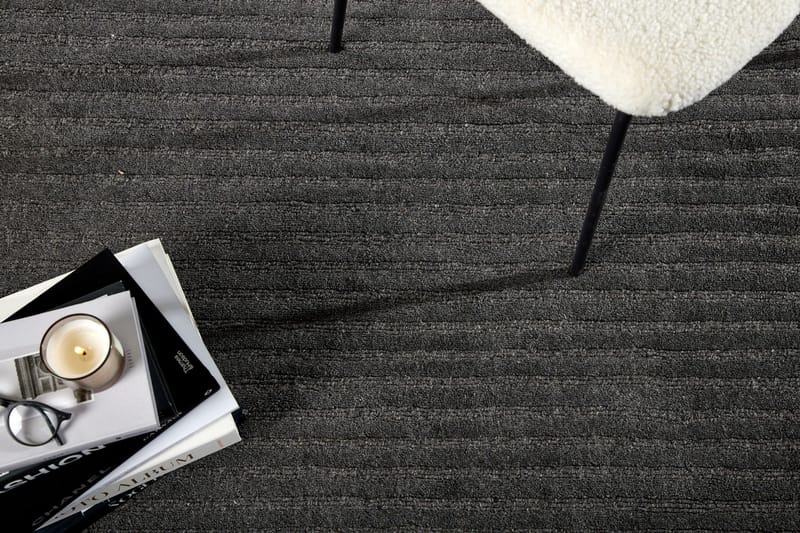 Milton Ullteppe 160x230 cm - Mørk grå - Tekstiler - Tepper & Matter - Moderne tepper - Ullteppe