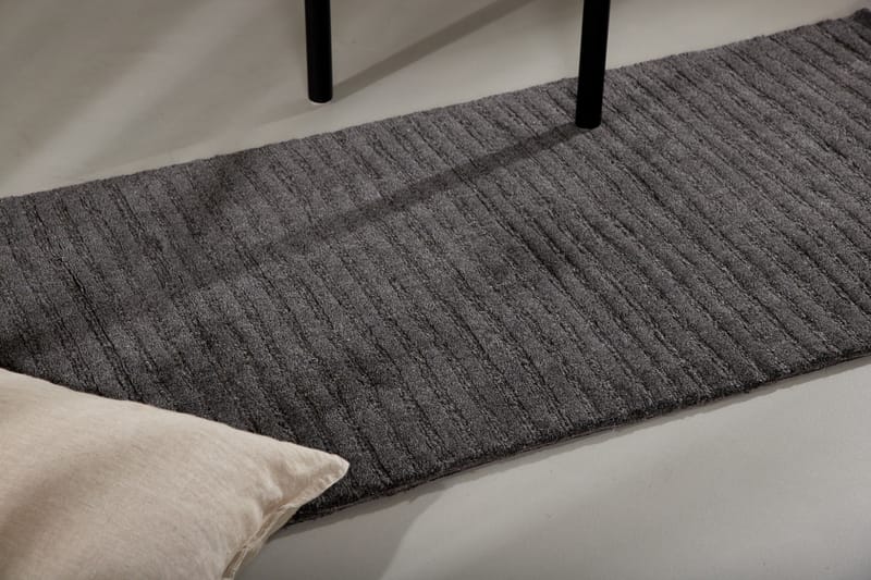 Milton Ullteppe 70x200 cm - Mørk grå - Tekstiler - Tepper & Matter - Moderne tepper - Ullteppe