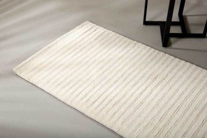 Milton Ullteppe 70x200 cm Rektangulær - Hvit - Tekstiler - Tepper & Matter - Moderne tepper - Ullteppe