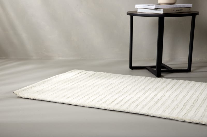 Milton Ullteppe 70x200 cm Rektangulær - Hvit - Tekstiler - Tepper & Matter - Moderne tepper - Ullteppe