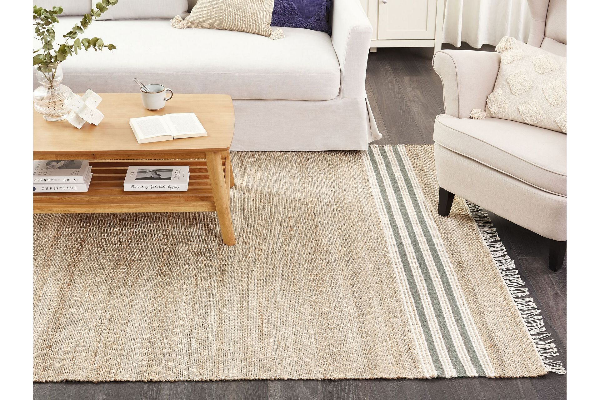 Mirza Juteteppe 160x230 cm - Beige - Tekstiler - Tepper & Matter - Moderne tepper - Sisaltepper