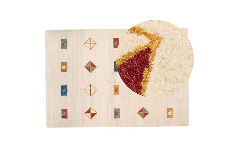 Misinli Ryeteppe 160x230 cm - Beige - Tekstiler - Tepper & Matter - Moderne tepper - Ryeteppe
