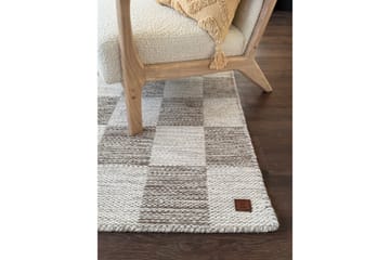 Moharan Ullteppe 160x230 cm Rektangulært - Mørk beige - Tekstiler - Tepper & Matter - Moderne tepper - Ullteppe