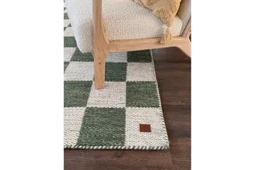 Moharan Ullteppe 160x230 cm Rektangulært - Smaragdgrønn - Tekstiler - Tepper & Matter - Moderne tepper - Ullteppe