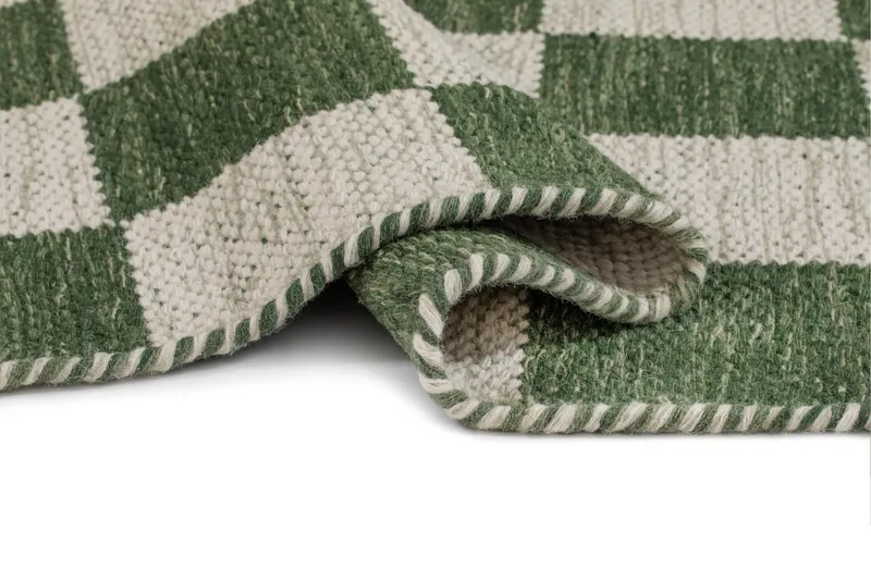 Moharan Ullteppe 200x300 cm Rektangulært - Smaragdgrønn - Tekstiler - Tepper & Matter - Moderne tepper - Ullteppe