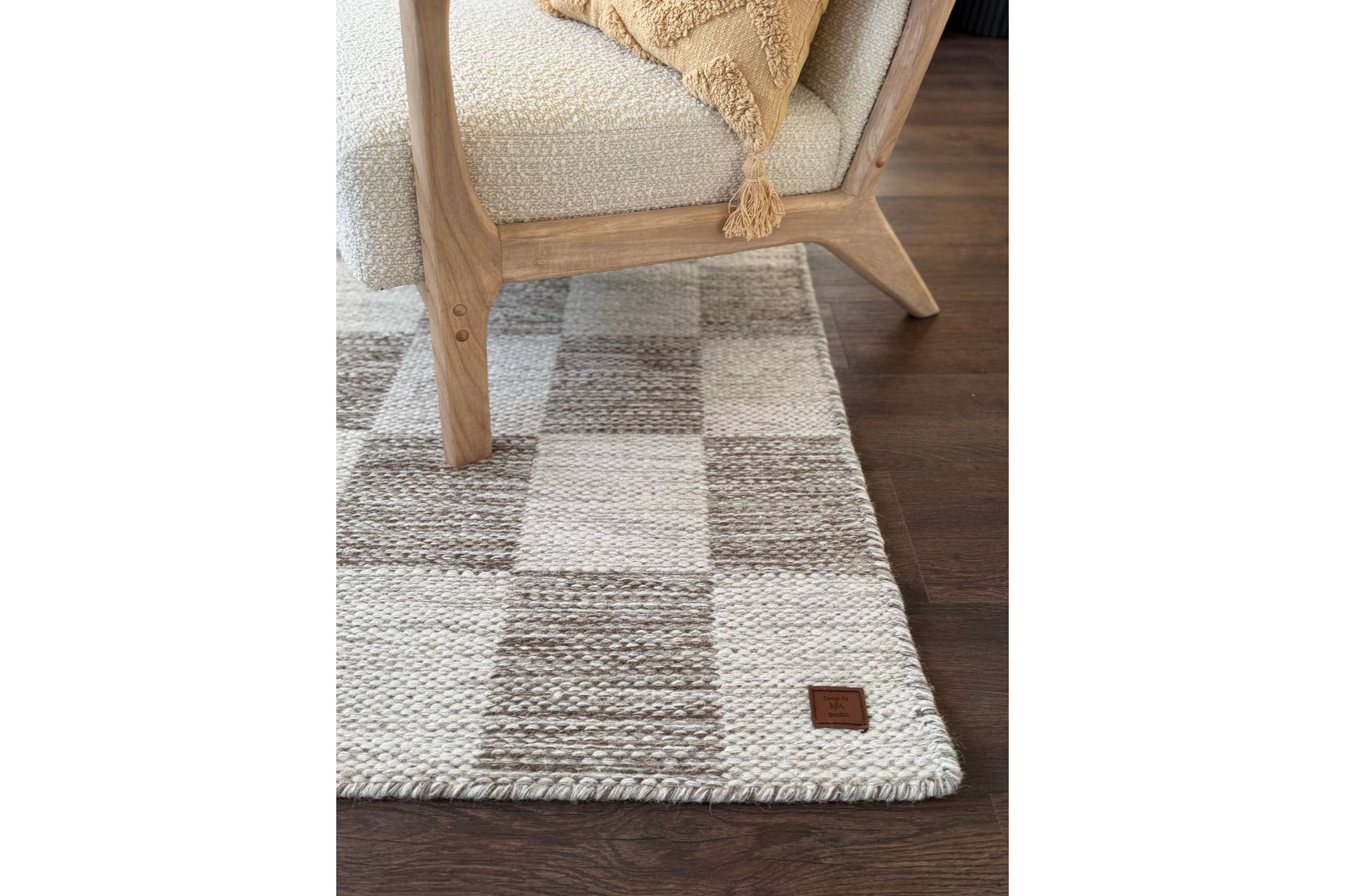 Moharan Ullteppe 240x340 cm Rektangulært - Mørk beige - Tekstiler - Tepper & Matter - Moderne tepper - Ullteppe