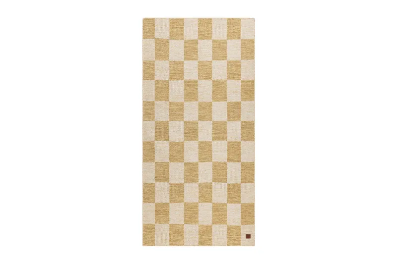 Moharan Ullteppe 75x200 cm Avlangt - Gul - Tekstiler - Tepper & Matter - Moderne tepper - Ullteppe