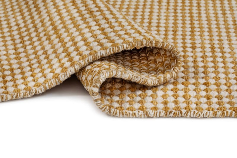 Mohardi Ullteppe 140x200 cm Rektangulært - Gul - Tekstiler - Tepper & Matter - Moderne tepper - Ullteppe