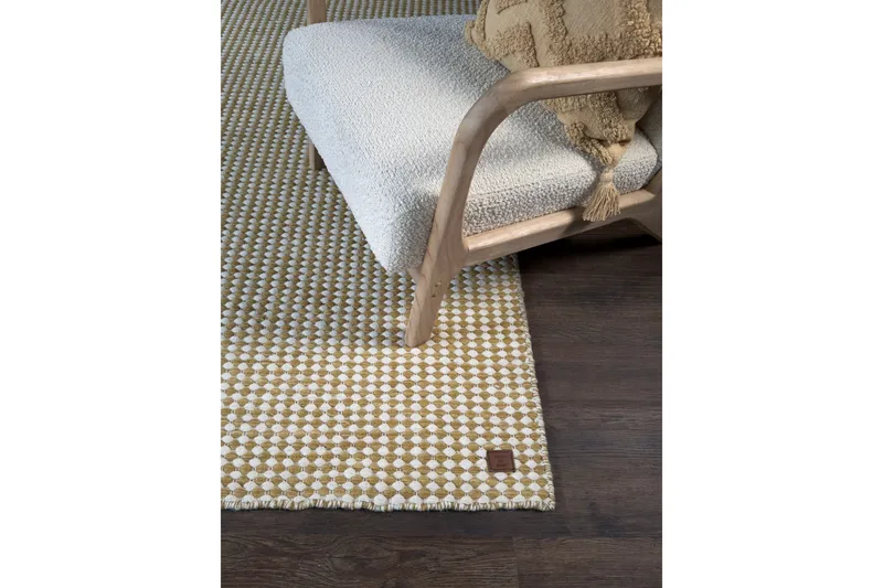 Mohardi Ullteppe 240x340 cm Rektangulært - Gul - Tekstiler - Tepper & Matter - Moderne tepper - Ullteppe