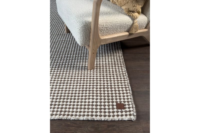 Mohardi Ullteppe 80x300 cm Avlangt - Mørk beige - Tekstiler - Tepper & Matter - Moderne tepper - Ullteppe