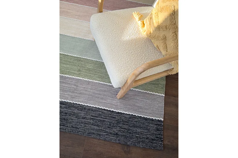 Mohsina Bomullsteppe 140x200 cm Rektangulært - Flerfarget - Tekstiler - Tepper & Matter - Moderne tepper - Bomullstepper