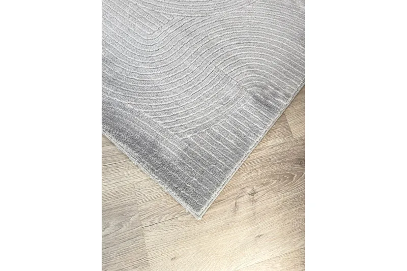 Momita Friezeteppe 200x290 cm Rektangulært - Grå - Tekstiler - Tepper & Matter - Moderne tepper - Wiltontepper